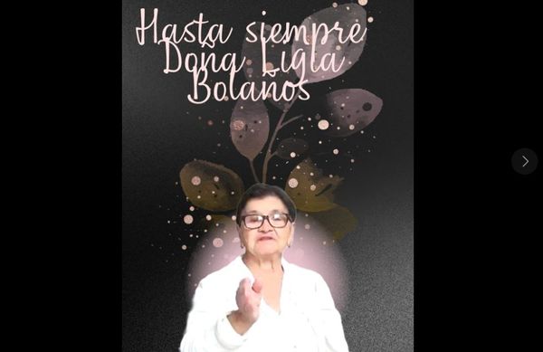 Homenaje a una mujer ejemplar: adiós a Ligia Bolaños, la fortaleza de una familia