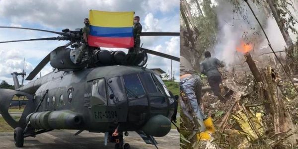 Accidente de un helicóptero del Ejército deja nueve militares muertos en el departamento de Bolívar