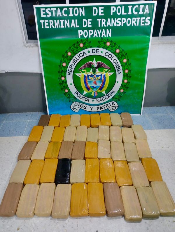 Nuevo cargamento de marihuana fue incautado en operativos de registro en la terminal de Popayán