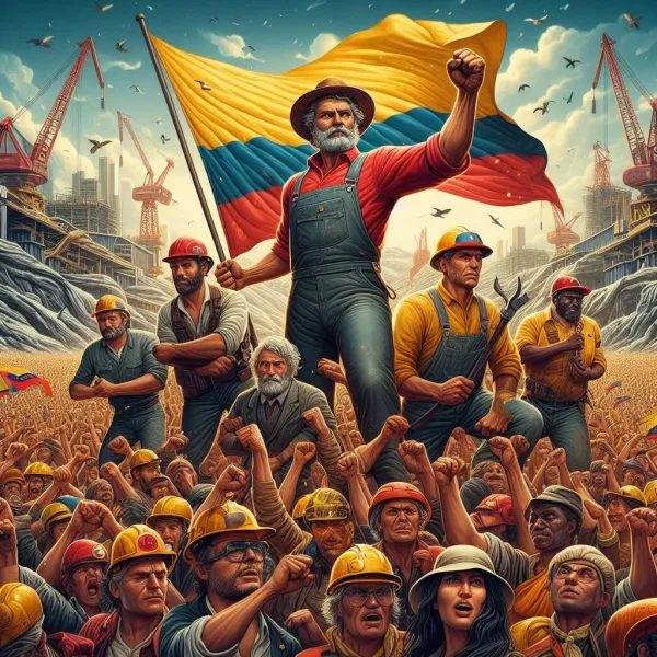 Este 1 de Mayo, el pueblo trabajador colombiano respalda a Petro, pero exige mano firme contra la corrupción