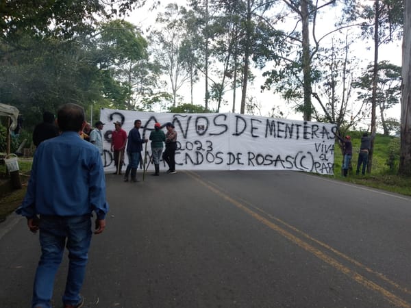 Bloqueada La V A Panamericana En El Sur Del Cauca