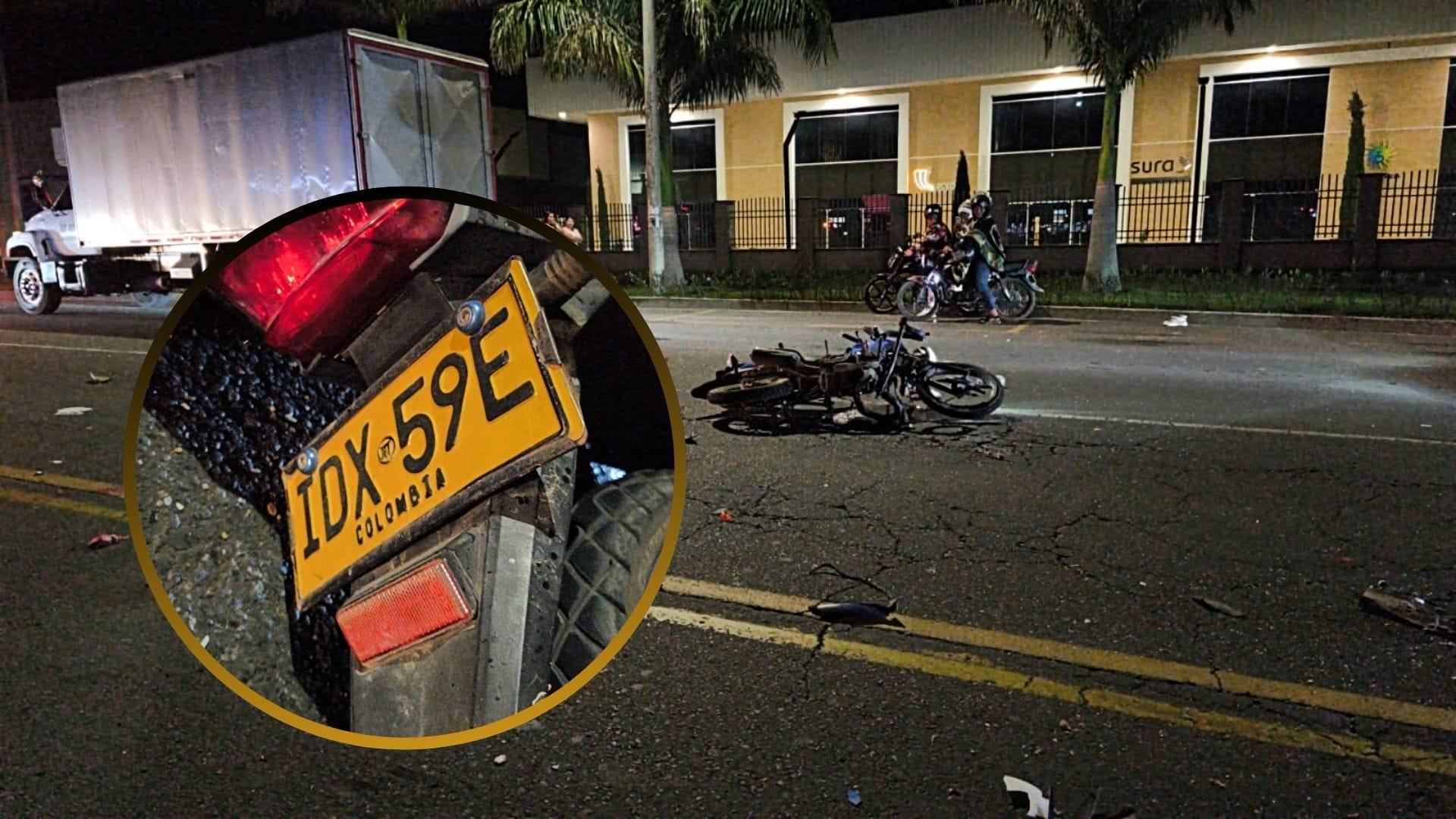 Fatal accidente de tránsito en la variante norte de Popayán deja un motociclista muerto