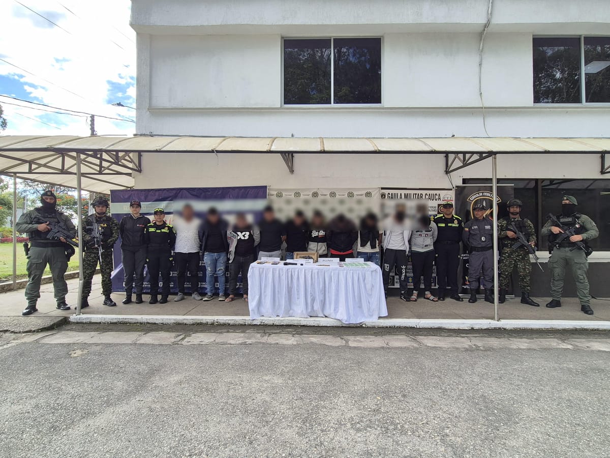 Caen integrantes de banda dedicada al hurto de carros en las vías del Cauca
