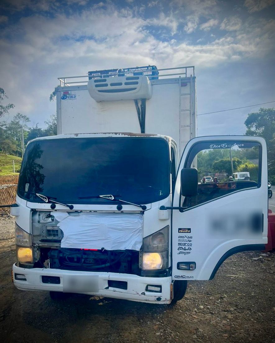 Recuperan camión en la variante  norte de Popayán