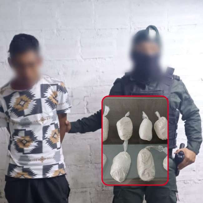 Popayán: capturado extranjero por portar varias dosis de bazuco