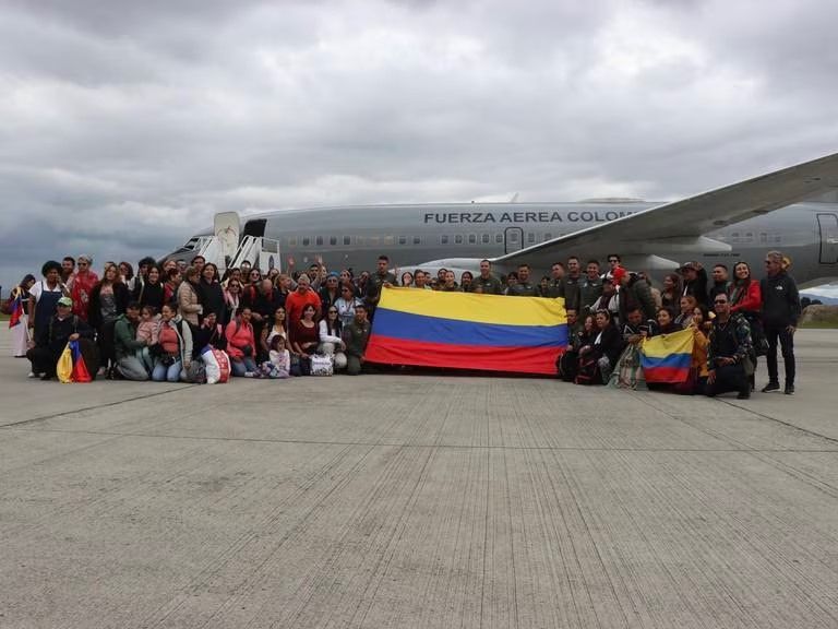 110 colombianos procedentes de Israel  llegaron al país en el segundo vuelo humanitario