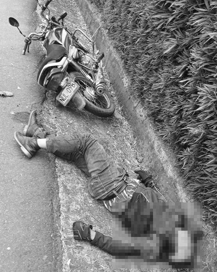 Motociclista falleció en un accidente de tránsito en la vía Morales-Piendamó