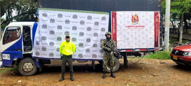 Recuperan camión en el municipio de Santander de Quilichao, Cauca