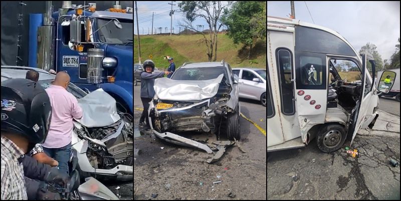 (Vídeo) Grave accidente de tránsito en el norte de Popayán: Cinco personas lesionadas
