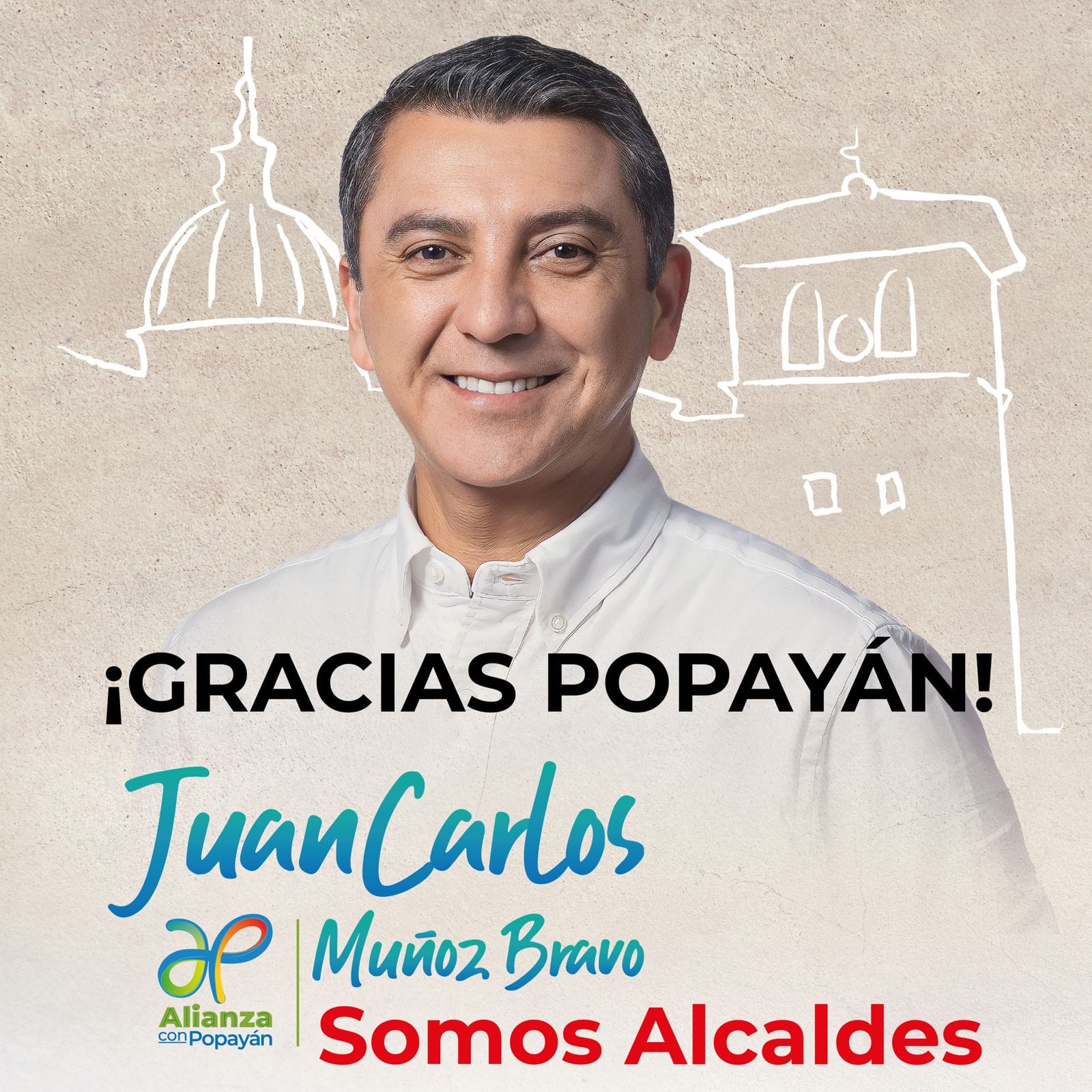 Popayán aguarda oficialización del triunfo: Juan Carlos Muñoz estaría conservando ventaja electoral