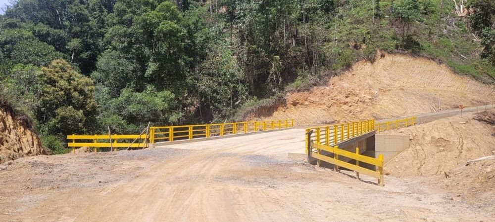 La comunidad de El Tambo y Smurfit Kappa inauguran la obra “Puente sobre el río Ortega”