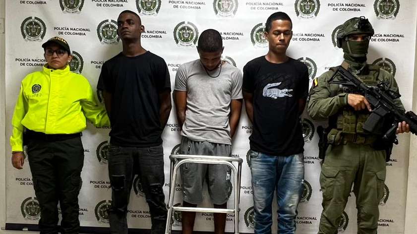 Tres presuntos asaltantes fueron capturados en Guachené, Cauca