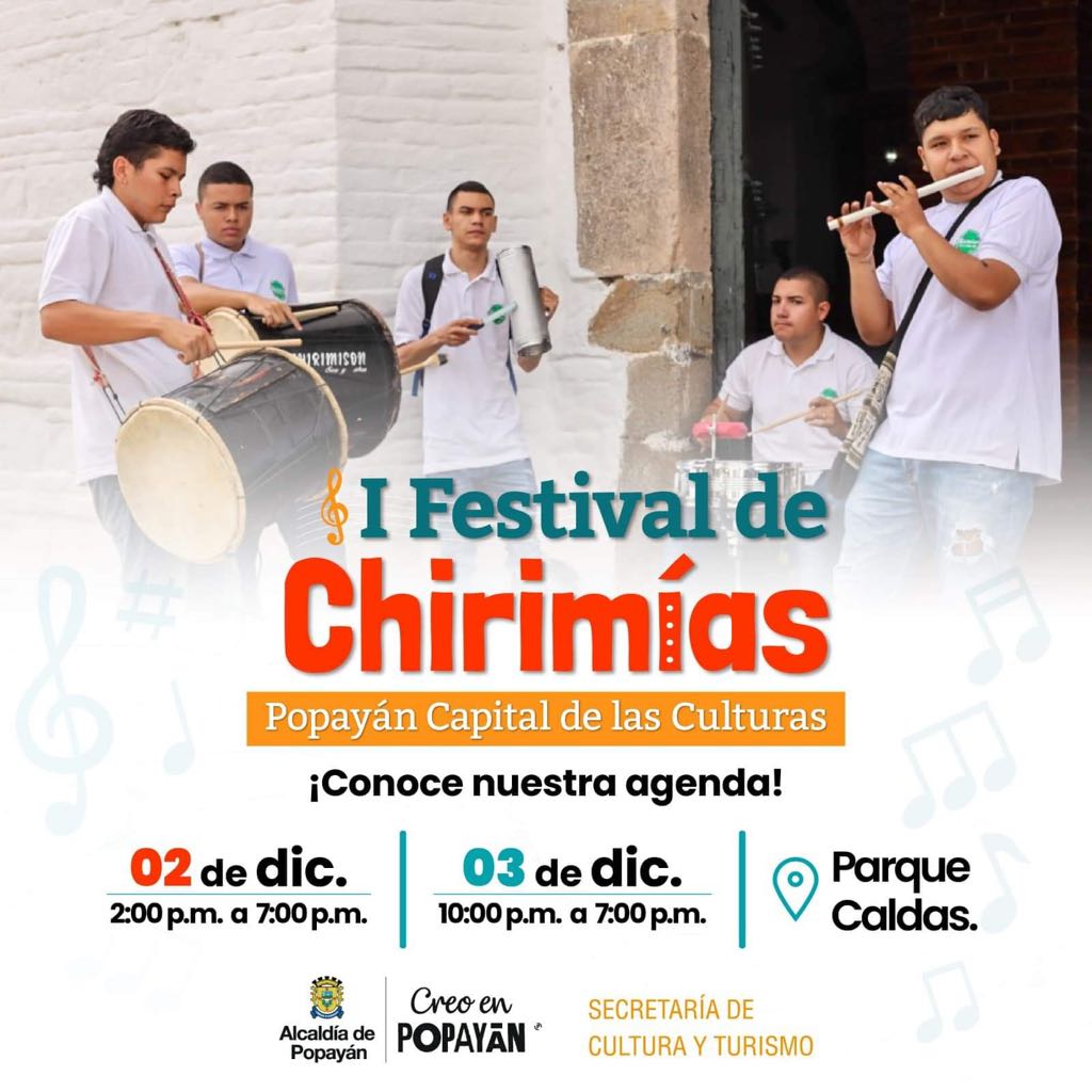 Festival de Chirimía se toma la ciudad de Popayán