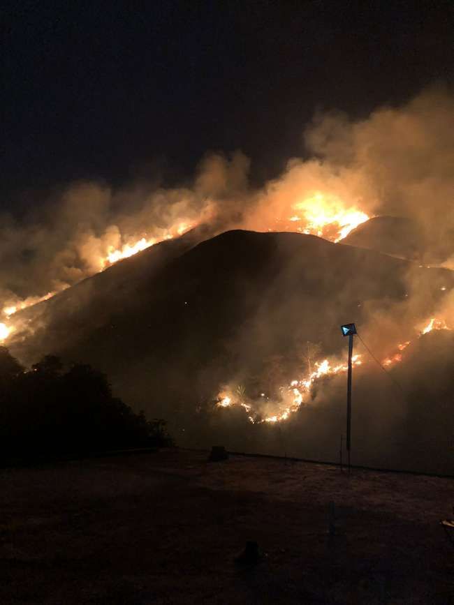 Controlan incendio forestal en el sector de Cristo Rey de Cali
