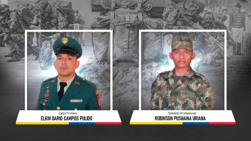 Dos militares muertos tras combates entre el Ejército y el Clan del Golfo