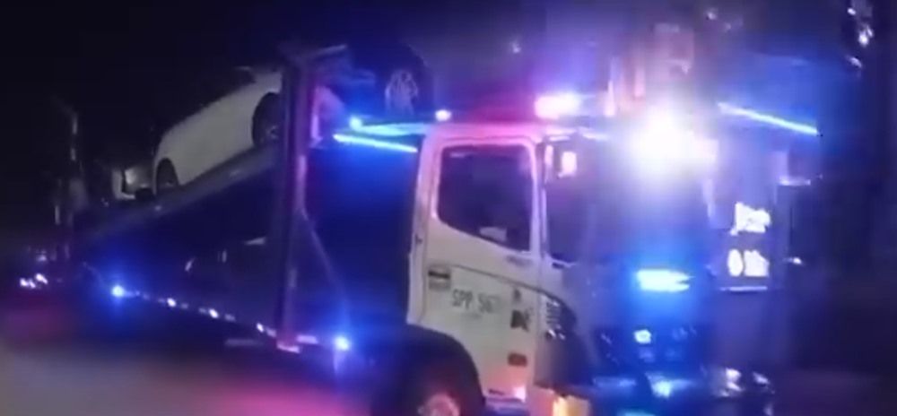 Hombres armados intentaron robarse un camión niñera en la vía alterna a la Panamericana