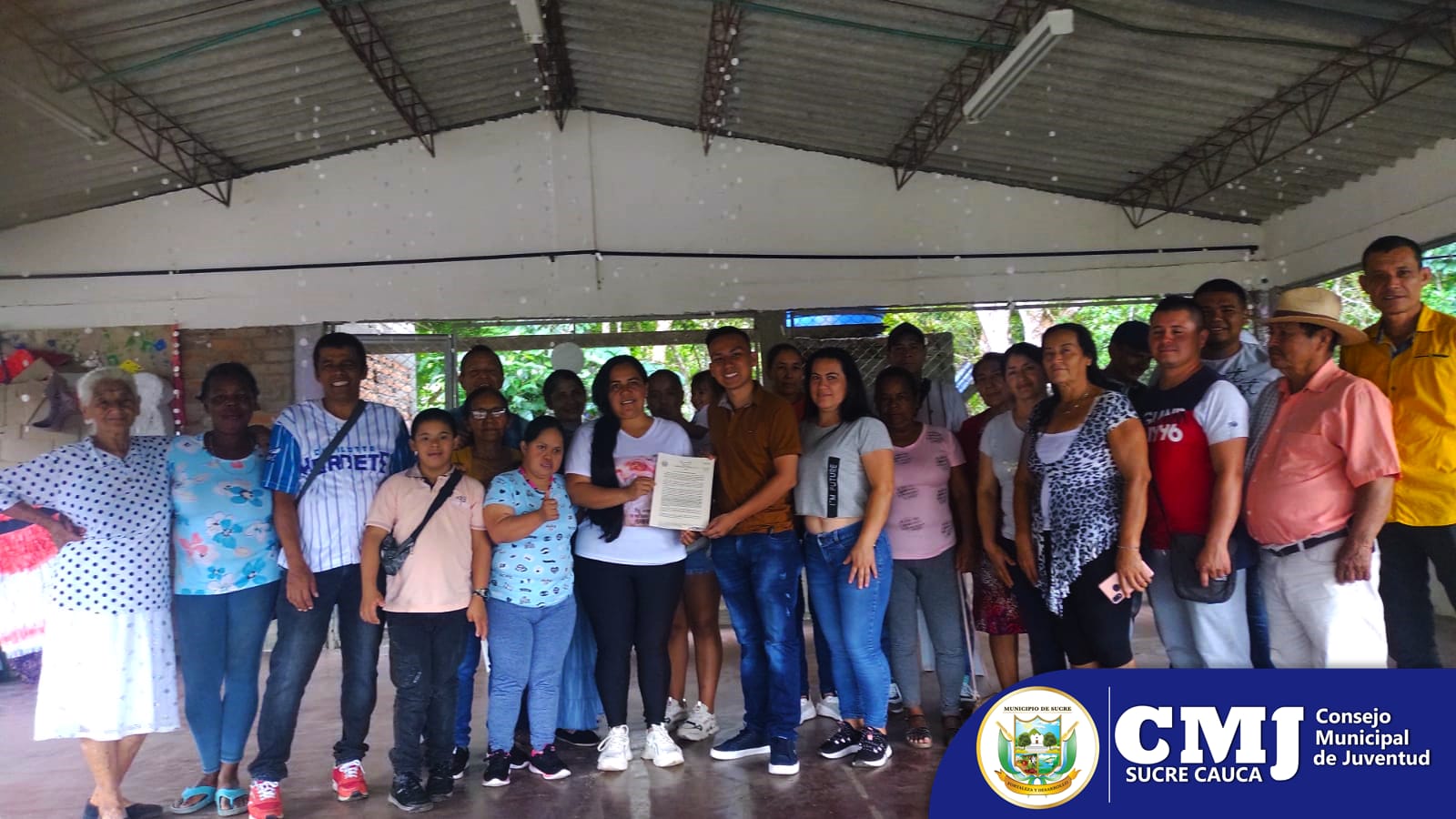 Consejo Municipal de Juventud de Sucre, Cauca, comprometido con el desarrollo y progreso de las comunidades