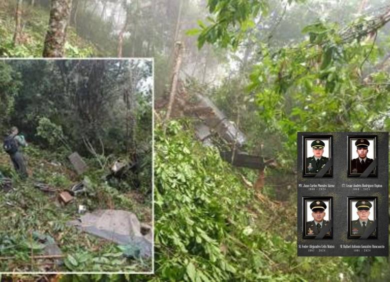 Black Hawk de la Policía se accidentó en Antioquia: fallecieron sus cuatro tripulantes
