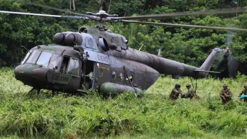 10 helicópteros rusos MI-17 del Ejército Nacional varados en Tolemaida