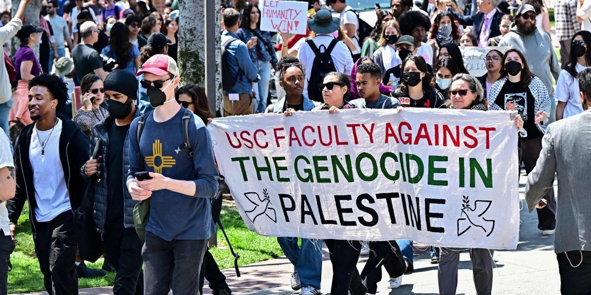 EE.UU.: la dura represión contra estudiantes que protestan contra el genocidio en Palestina