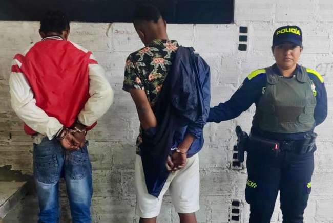 Dos hombres fueron capturados tras hurtar un celular en la comuna cuatro de Popayán