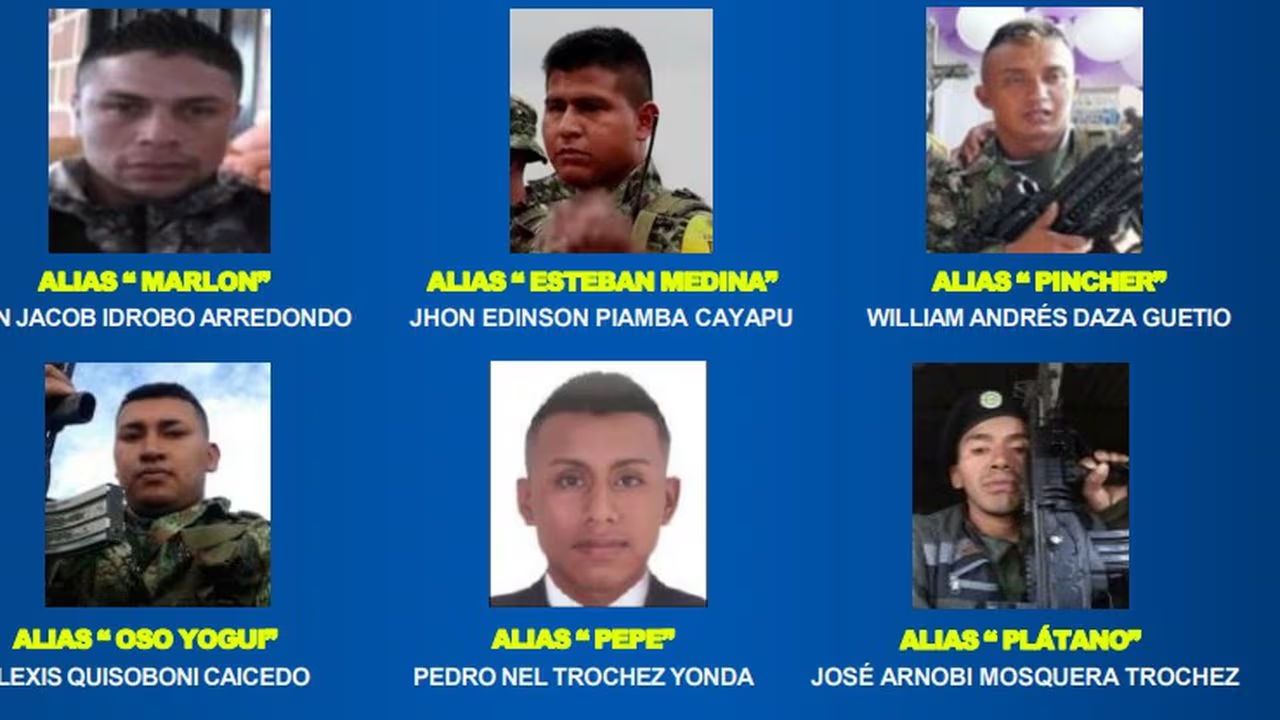 Estos los disidentes de las Farc que aterrorizan al Cauca