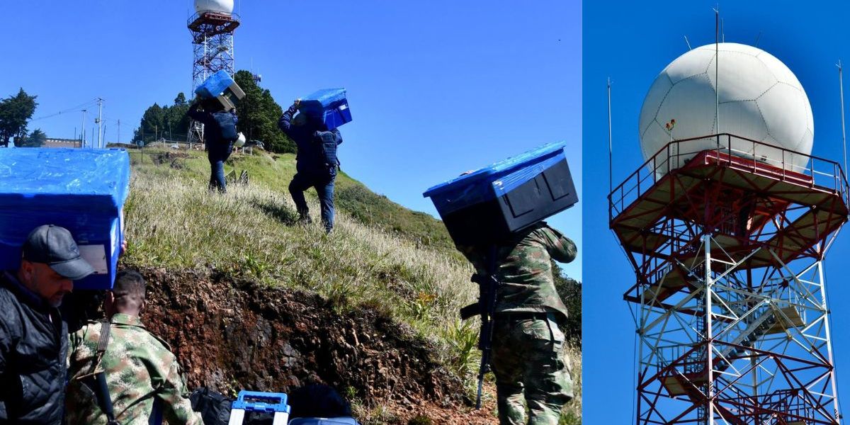 UNGRD recupera radar meteorológico en El Tambo, Cauca 📡🌦️