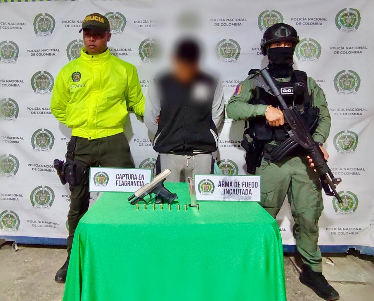 Capturado presunto integrante del grupo “La Línea”: a responder por porte ilegal de armas de fuego