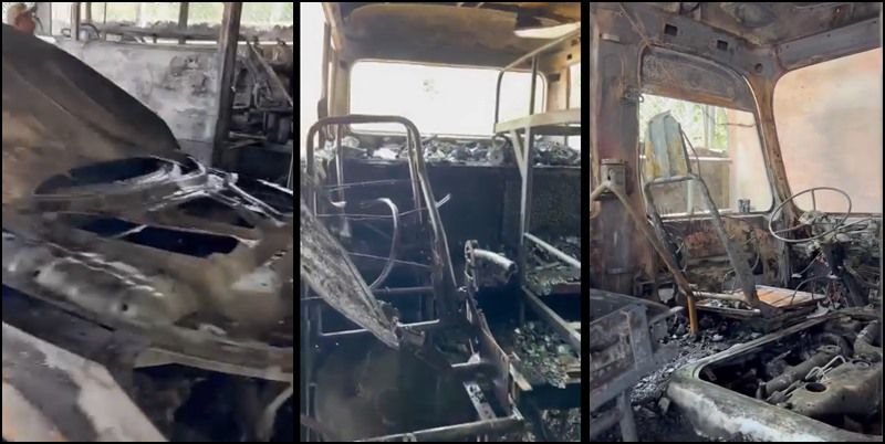 Grave Incendio en Popayán afectó dos vehículos de la agrupación Los Bacanes del Sur