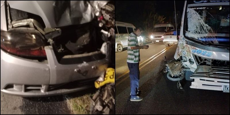 Cinco muertos en dos trágicos accidentes de tránsito