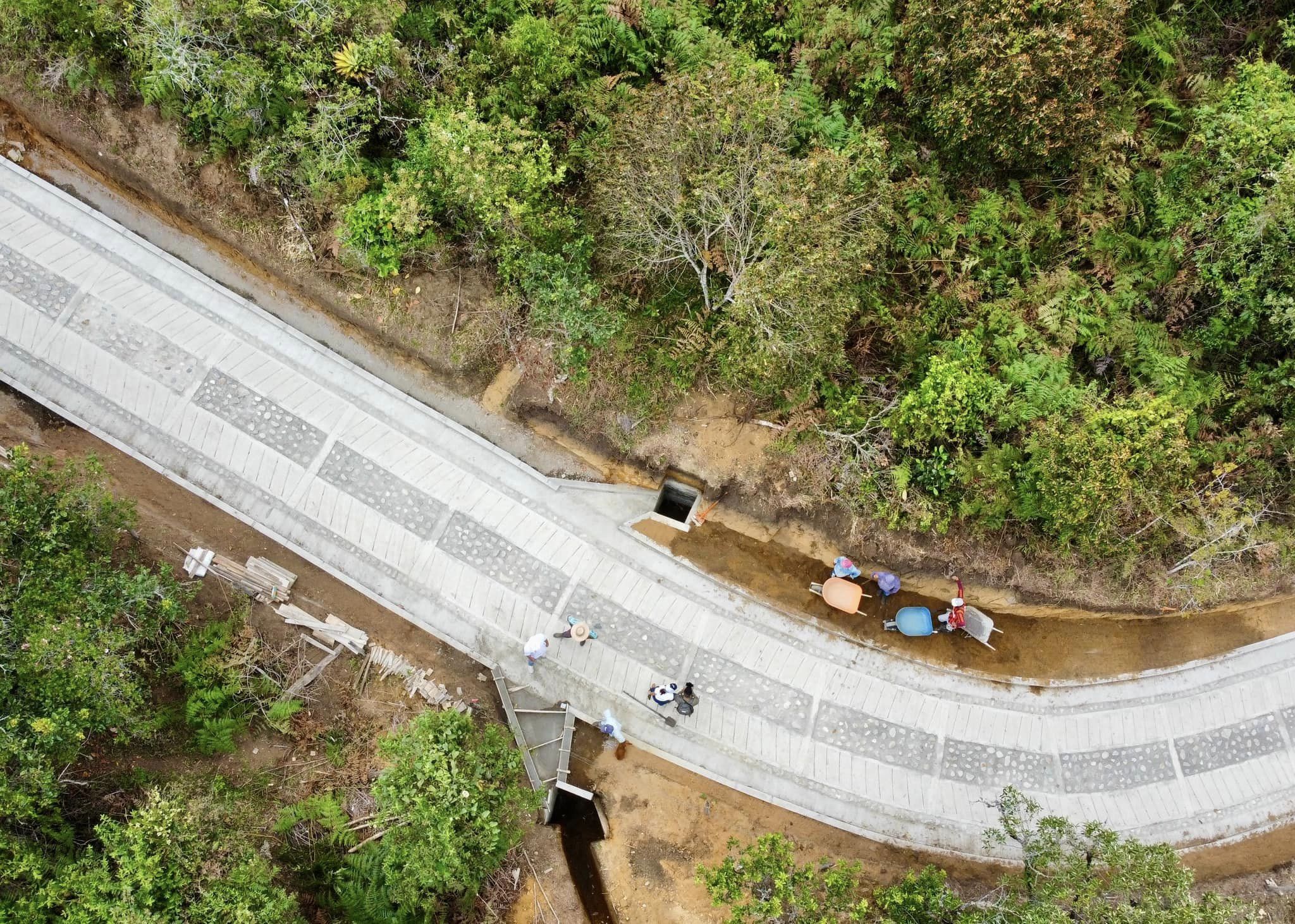 La gobernación del Cauca lidera la construcción de placas huellas en Popayán