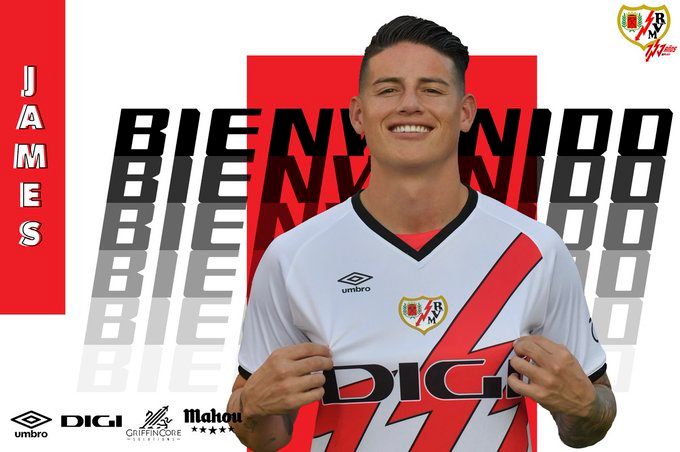 El astro colombiano James Rodríguez llega de nuevo al fútbol español