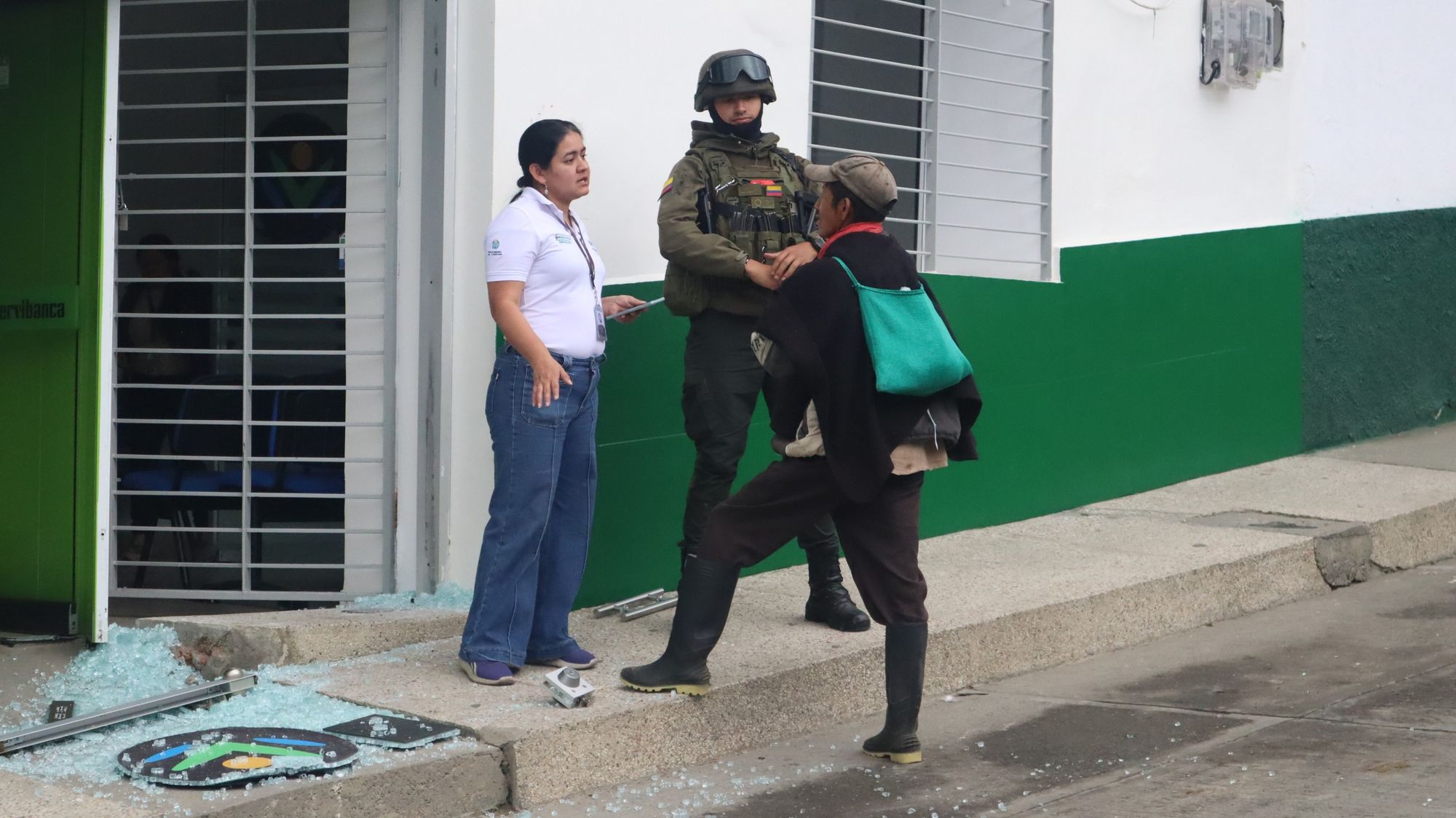 Asaltaron el banco Agrario en Sa Sebastián, Cauca, tras ataque a la Policía