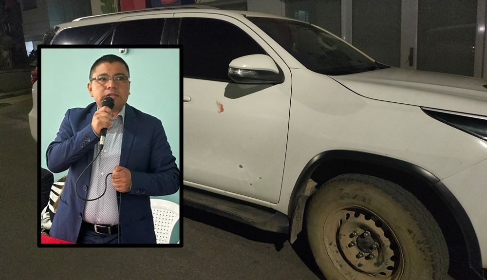 Ataque armado contra camioneta del alcalde de Totoró, Cauca