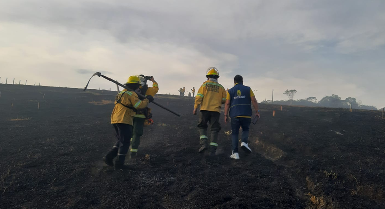 OAGRD: Entrega informe de incendios forestales en el mes de agosto y consolidado del año