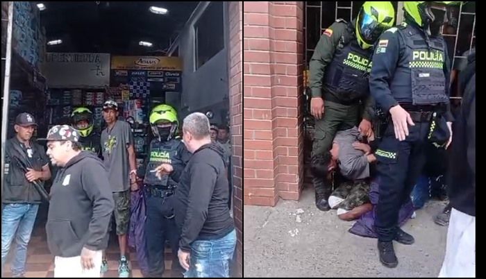 (Vídeo) los gritos de desesperó de un ladrón al ser sorprendido en Popayán