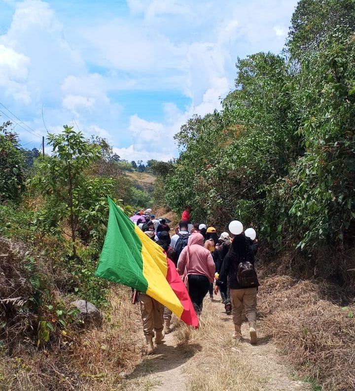 Gobernación del Cauca y comunidades marcharon en Piendamó por la paz