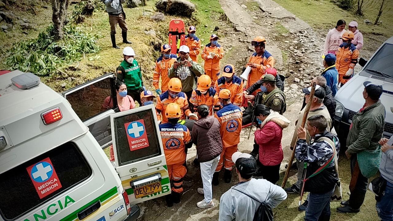 Con total éxito se desarrolló el simulacro nacional de erupción volcánica en Puracé.