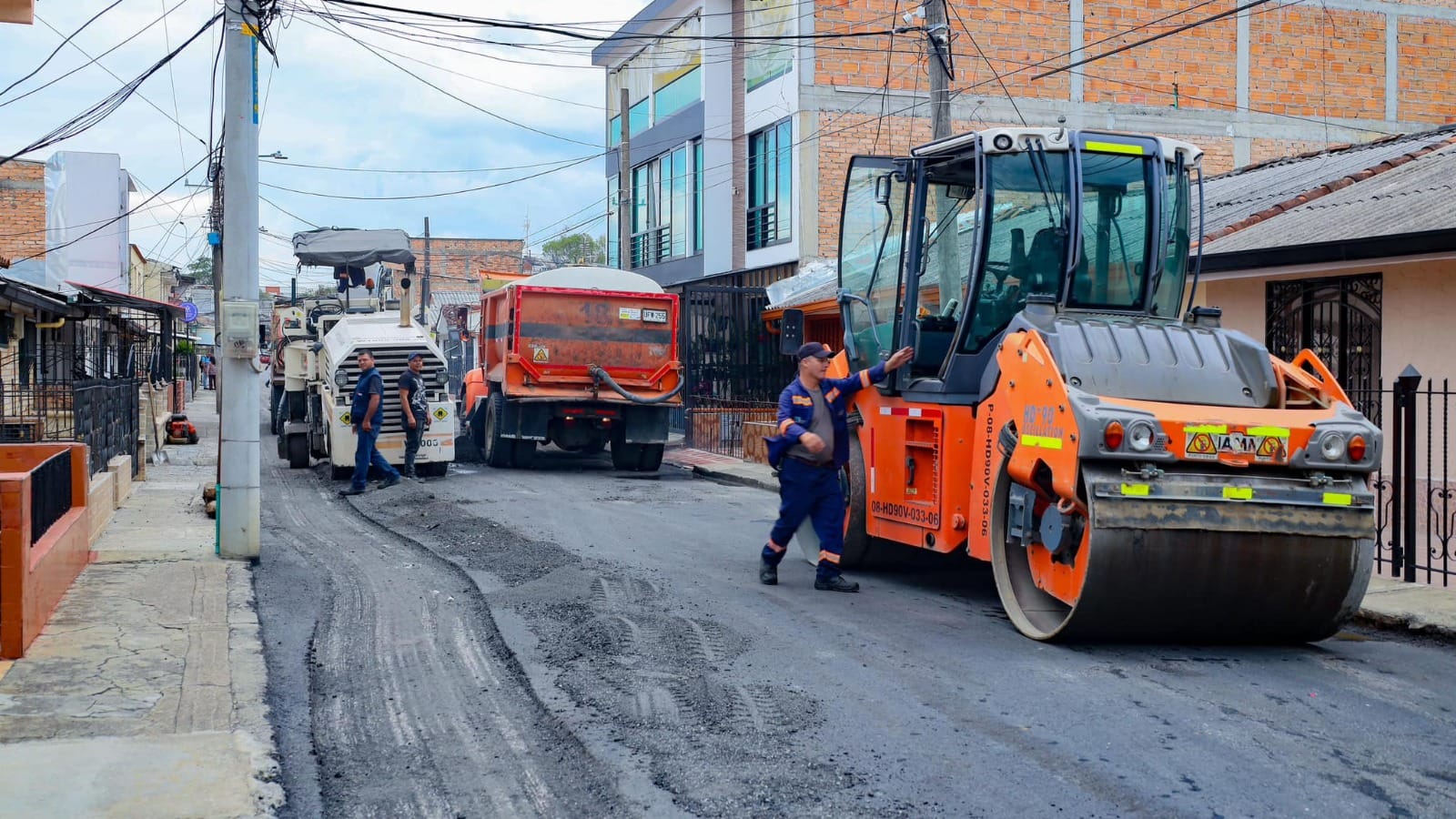 Obras viales en Popayán avanzan bajo supervisión del alcalde