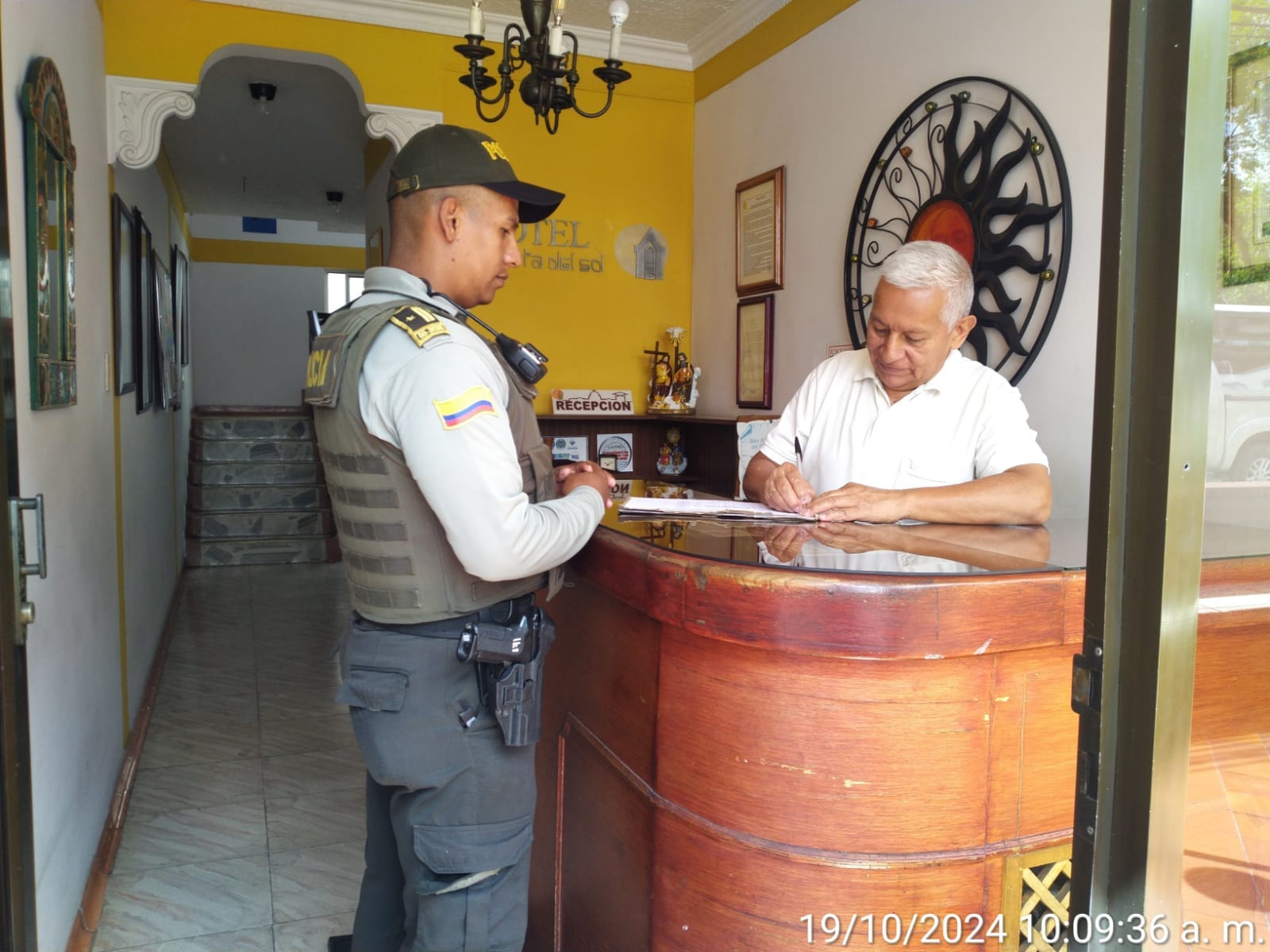 Comerciantes de Popayán respaldan el trabajo preventivo de la Policía de Turismo