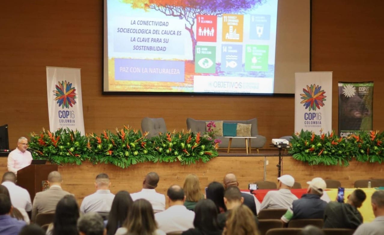 Conversatorio “Cauca Hace la Paz con la Naturaleza” previo a la COP16