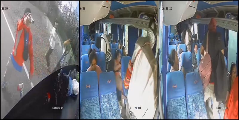 (Vídeo) Así fue el robo masivo dentro de un bus en la vía Popayán - Pasto