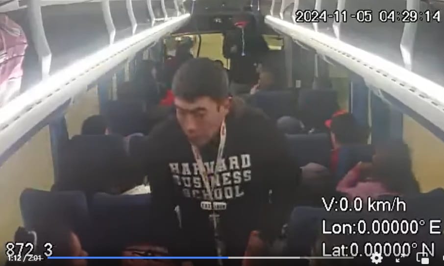 Así fue el asalto a los pasajeros de un bus