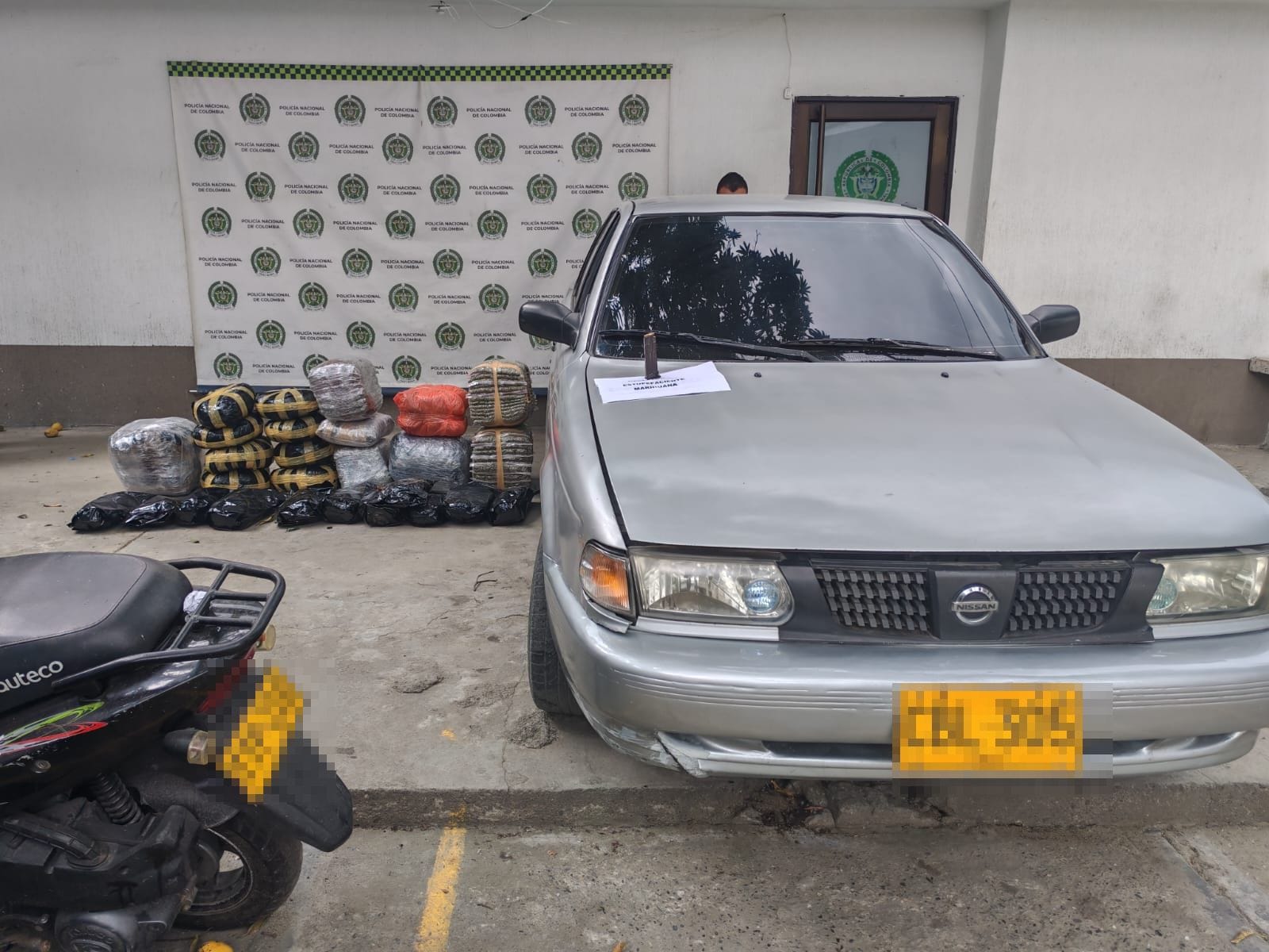 Incautan 66 kilogramos de marihuana creepy en Puerto Tejada, Cauca