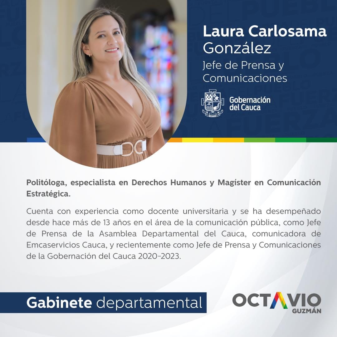 Laura Carlosama González: una trayectoria que eleva la comunicación pública en el Cauca