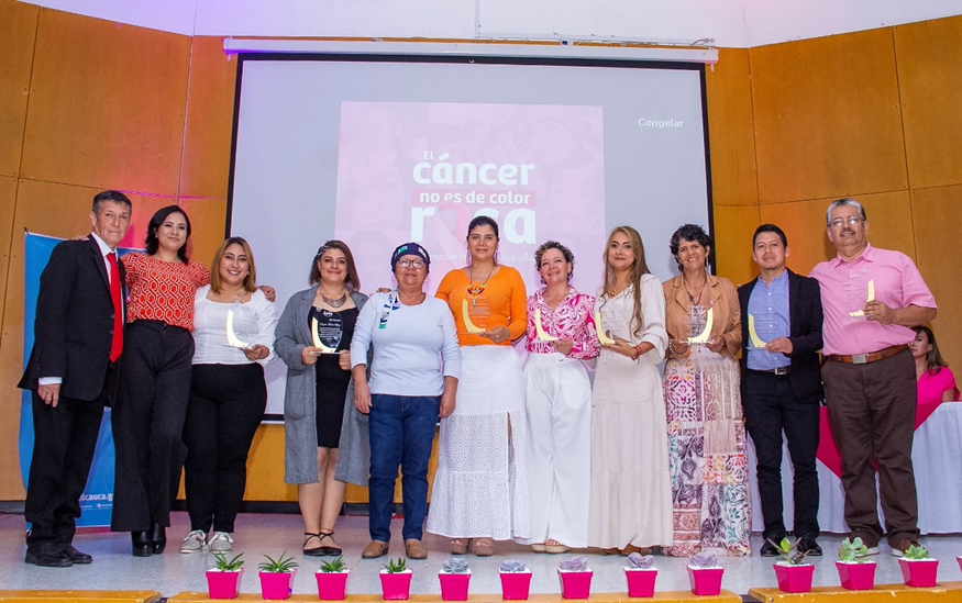 Gobernación del Cauca culmina conmemoración del mes rosa