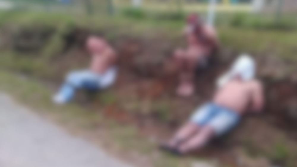 Ladrones capturados en La Rejoya: la comunidad los desnudo y los golpeó