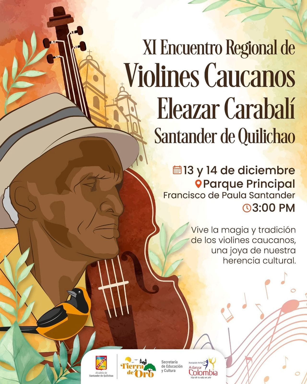 Santander de Quilichao se prepara para su fiesta de violines