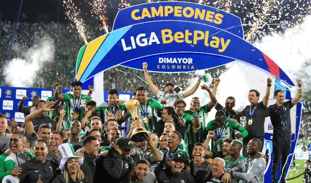 Atlético Nacional es el equipo más veces campeón de Colombia