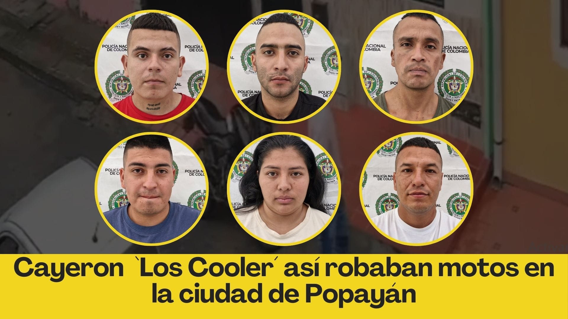 Cayeron `Los Cooler´ así robaban motos en la ciudad de Popayán